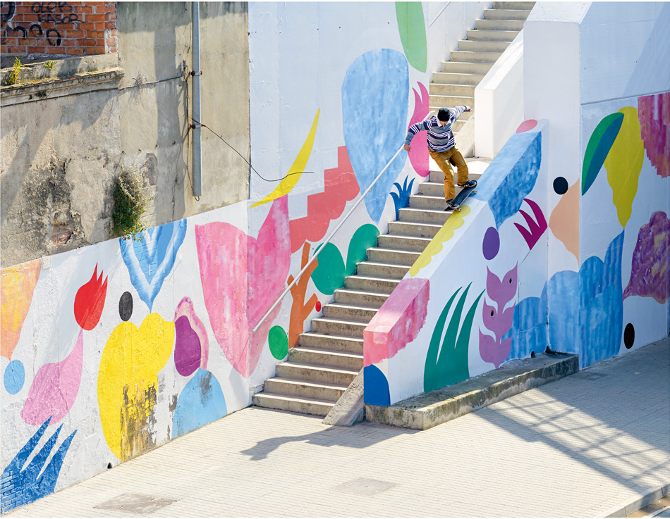 GABRIEL SUMMERS fs 50 50 hubba Colors Barcelona by Gerard Riera950