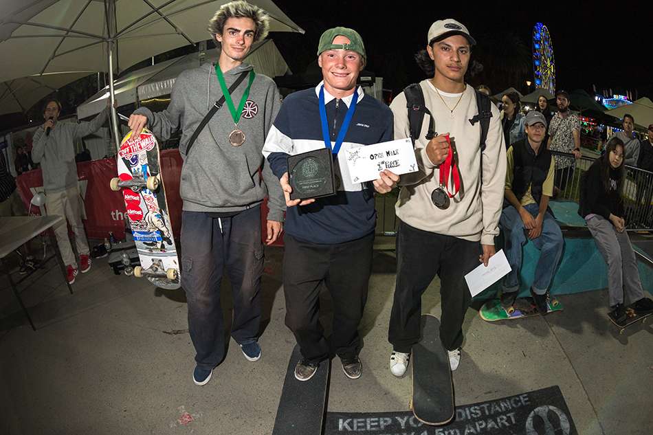 10 Mens Podium Joey Cormack Kieran Wolley Bradley Saunders
