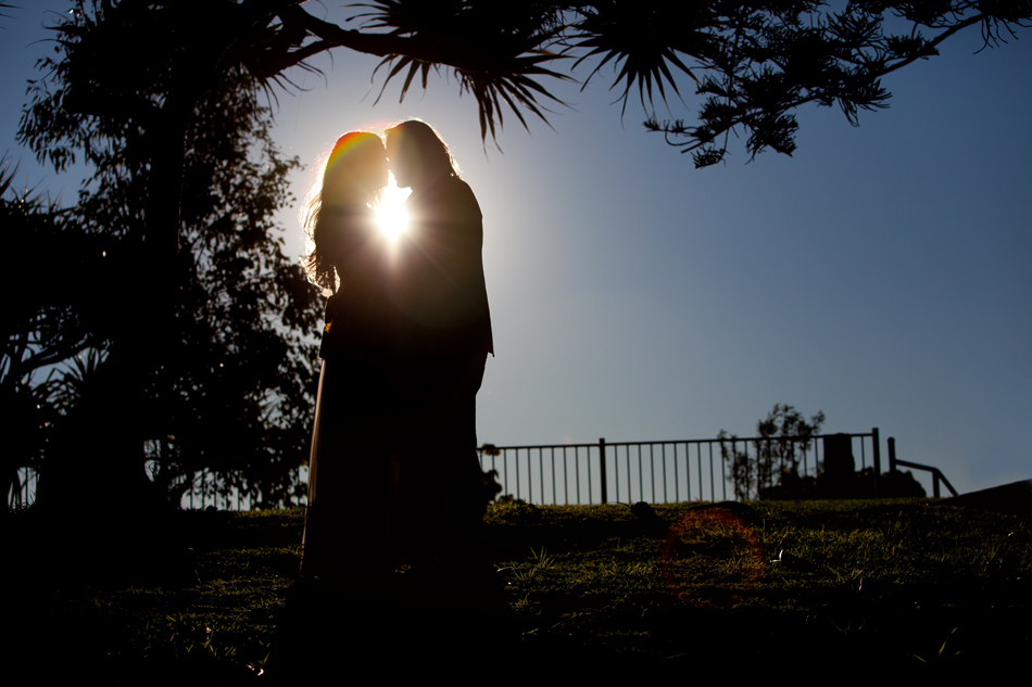 Rachel and Rome Sunset heart 950