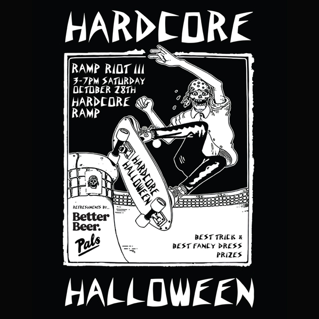 HARDCORE HALLOWEEN FLYER 630