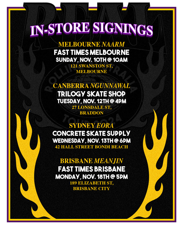 RS AUS TOUR 2024 Signings630